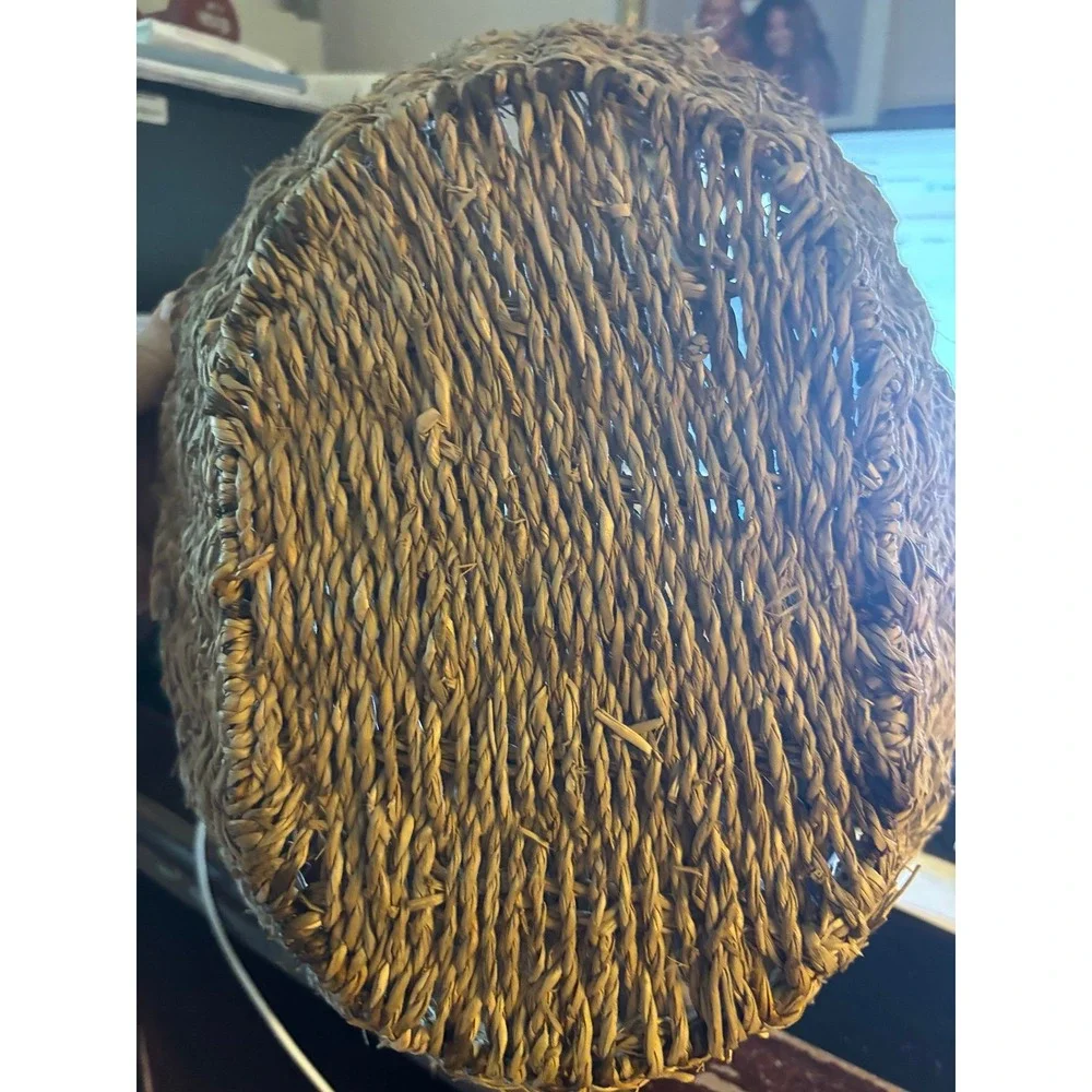 vintage Woven gathering basket Floral Arrangement. Large Money Basket Etc?